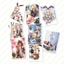 8 pcs/lot Anime Kantai Collection Posters toy 8  Paintings Wall Picture embossed Poster Toy gift 42x29cm 2024 - buy cheap