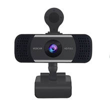 Webcam hd 1080p/4k com microfone, câmera de autofoco, hd p com acionamento gratuito, para computador, ensino online ao vivo 2024 - compre barato
