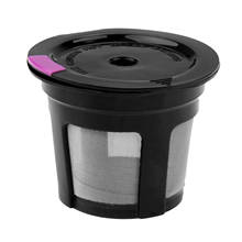 Cápsula de café reutilizável, copo preto recarregável com filtro para café, compatível com kwi-fi 2.0, 1.0 k 2024 - compre barato