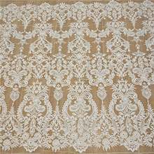 Ivory Embroidered Mesh Lace Fabric, Off White Sequins Beaded Floral Lace Fabric, Vintage Lace Fabric, Gauze Fabric By Yard 2024 - buy cheap