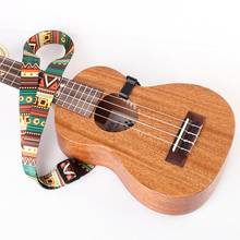 Ethnic Style Ukulele Strap Thermal Transfer Ribbon Guitar Belt Ukulele Bands Strap Instrument Mini Guitar Accessories 2024 - buy cheap