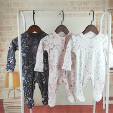 3pcs/lot baby romper summer spring baby boys girls clothes long sleeves 100% cotton baby Pajamas new fashion baby clothing 2024 - buy cheap