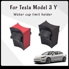 Model3 Car Water Cup Holder For Tesla Model Y 2021 Accessories Interior Center Console Storage Organizer Model 3 Three 2024 - buy cheap