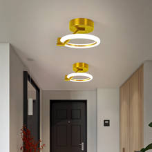 Светодиодный потолочный светильник в коридоре, простой современный роскошный потолочный светильник, украшения для дома, светильник для детской комнаты 2024 - купить недорого