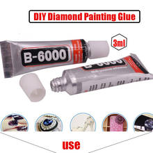 Pegamento de B-6000, herramienta de pintura de diamante hecha a mano, bricolaje, 3ml, 12 Uds. 2024 - compra barato