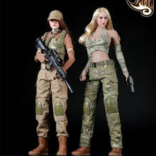 1/6 Female Clothes FG003 FG004 Military Combat Clothing Suits Model  for 12 '' Body Action Figures (without body and head) 2024 - купить недорого