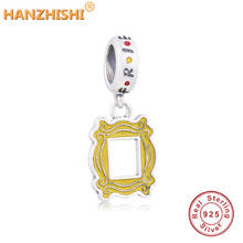 Wholesale Price Fit Original Charm Bracelet Necklace Jewelry  925 Sterling Silver Photo Frame Dangle Charms DIY Beads 2024 - buy cheap