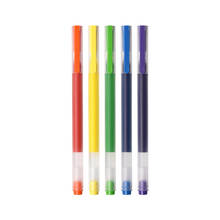 Xiaomi-bolígrafos de tinta de alta capacidad Xiomi Mihome, bolígrafos de Gel coloridos en 5 colores, Xaomi para oficina, estudiantes, escuela, escritura, lujo, 2021 2024 - compra barato