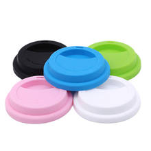 Silicone Insulation Leakproof Cup Lid Heat Resistant Anti-Dust Mug Cover Home Supplies Kitchen Tea Coffee Sealing Lid Caps 2024 - buy cheap