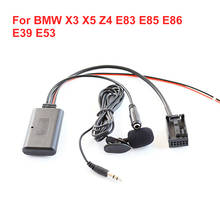 Wireless Radio Stereo AUX-IN Aux Cable Adapter For BMW X3 X5 Z4 E83 E85 E86 E39 E53 Bluetooth Module Dropshipping Wholesale 2024 - buy cheap