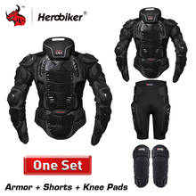 HEROBIKER Motorcycle Jackets Men Full Body Motorcycle Armor Motorbike Motocross Riding Jacket Protective Gear Size S-5XL 2024 - buy cheap