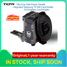 Tilta-Placa de batería F970 con mango de alimentación lateral, soporte para tarjeta SSD T5, con alimentación Micro USB de 8V y salida DC de 12V, para jaula de cámara BMPCC 4k 2024 - compra barato