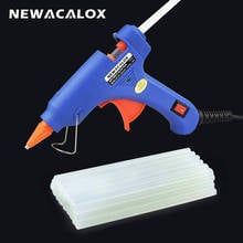 NEWACALOX-pistola de vapor de 20W, herramienta de temperatura térmica eléctrica, con pegamento de 7mm, Industrial, Mini pistolas, UE/EE. UU. 2024 - compra barato