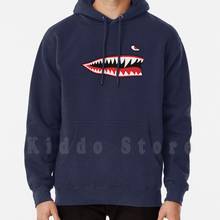 Flying Tigers Nose Warhawk hoodie long sleeve Warhawk Ww2 Aviation World War 2 Airplane Wwii Kittyhawk P40 2024 - buy cheap