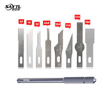 QIANLI 012 iHilt Non-Slip Metal Scalpel Knife Tools Kit Cutter Engraving Craft knives BSD Blade Phone PCB DIY Repair Hand Tools 2024 - buy cheap