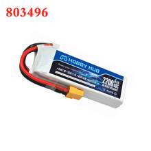 11.1V Lipo Battery For RC Car Airplane Helicopter Spare Parts 3S 11.1 v 2200mAh Battery for RC toys accessories XT60 Plug 803496 2024 - buy cheap