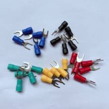 50PCS Cold-press terminal SV1.25-3 3.2mm fork U Y type insert plug 0.5 thick spring connector Conductor section: 0.5-1.5 mm2 2024 - buy cheap