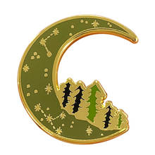 Forest on the Moon Pin Magical Concept of Our Earthly Elements Finding Home 2024 - buy cheap