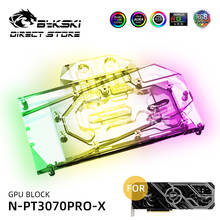 Bykski-Bloque de GPU RGB de cobertura completa para Palit GeForce RTX3070 GamingPro OC VGA, bloque de agua, Enfriador de líquido, disipador de calor, N-PT3070PRO-X 2024 - compra barato