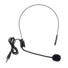 3.5mm Single Headset Microphone Mic for Wireless Professional Vocal Pickup, Pristine Audio Quality Sweat and Dust-Proof 2024 - buy cheap