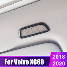 Acessórios decorativos para teto de carro, capa com pinça e som, em aço inoxidável, para volvo xc60 2018 2019 2020 2024 - compre barato