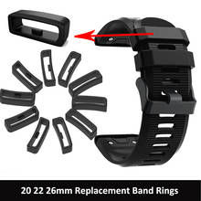 Silicone Holder Retainer keeper for Garmin Vivomove HR/vivoactive 3 strap rubber loop for Forerunner 645 Music watch accessories 2024 - buy cheap