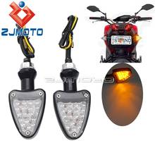 10mm Bolt E-Mark Motorcycle Amber Light Turn Signals Indicators For Honda Suzuki Kawasaki Yamaha Ducati LED Blinkers 2024 - buy cheap