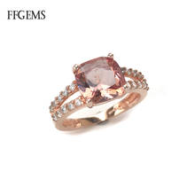 FFGems-anillos de zultanita para mujer, Plata de Ley 925 auténtica, diasporo, cambio de Color, joyería fina para fiesta de boda 2024 - compra barato