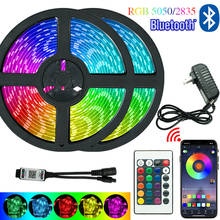 LED Strip Lights Bluetooth 5M 7.5M 10M 15M WIFI 5050 RGB 2835 IR LED Flexible Ribbon Waterproof Tape Diode Remote Control+Adapte 2024 - buy cheap