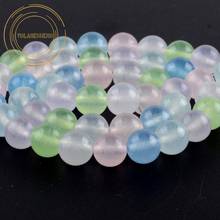 Natural Multicolor Jades Stone Beads For Jewelry Making Diy Smooth Round Loose Spacer Beads Bracelet Necklace Charms 6/8/10mm 2024 - buy cheap