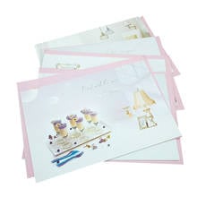 Kawaii-cartão de felicitações grande, 20 pacotes/lote, kawaii, profundamente bom, com envelope, convite de festa, carta, cartões de visita, diy 2024 - compre barato