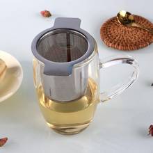 1 Pcs Stainless Steel Tea Infuser Reusable Mesh Tea Infuser with Lid  Fine Mesh Coffee Filter Teapot Cup Hanging Tea Infuser 2024 - buy cheap