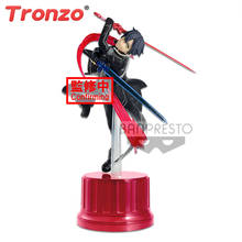 Tronzo-boneco original banpresto espresto, figura de ação em pvc, arte online, kirito, brinquedos para crianças, presentes, 23cm 2024 - compre barato