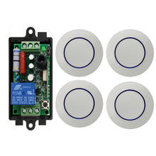 Receptor 10a + transmissor à prova d'água, sistema de interruptor remoto sem fio, 220v 1ch ac, 315mhz/433mhz
