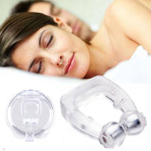 4/2/1 Pc Magnetic Anti Snoring Silicone Anti Snore Stopper Nose Clip Tray Sleeping Aid Apnea Guard Night With Case 2024 - buy cheap