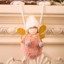 2020 natal criativo anjo bonecas pendurado pingente navidad árvore ornamentos ano novo presentes natal decorações para casa 2024 - compre barato