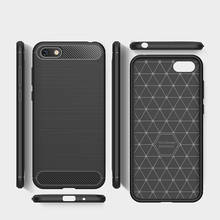 Carbon fiber Cover Phone Case Bumper Case Full Protection Shockproof Bumper for Huawei Honor 7A Prime 2020 5.45" 2024 - buy cheap