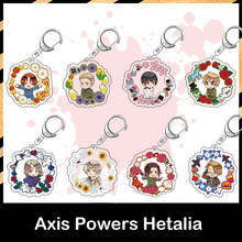 Axis Powers-llaveros de acrílico con temática de guirnalda de Hetalia, llaveros con colgante para bolsos, merodeador, Vargas, Yao, Wang, Ludwig, Paul Bonnefoy 2024 - compra barato