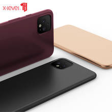 X-nível capa de silicone tpu macio para google pixel4, xl super leve, ultra fina, capa traseira para pixel 4 xl sacos 2024 - compre barato