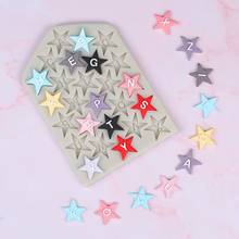 Star Alphabet Mould Fondant Cake Decorating Tools Silicone Molds Sugarcraft Chocolate Baking Tools for Cakes Gumpaste Mold 2024 - buy cheap