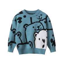 Детская рубашка весенние топы с длинными рукавами и рисунком для мальчиков, повседневный трикотажный пуловер из мягкой ткани, свитер для мальчиков 1-8 лет, модная детская одежда 2024 - купить недорого