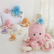 40-80cm Giant Lovely Simulation octopus Pendant Plush Stuffed Toy Soft Animal Home Accessories Cute Animal Doll Children Gifts 2024 - buy cheap