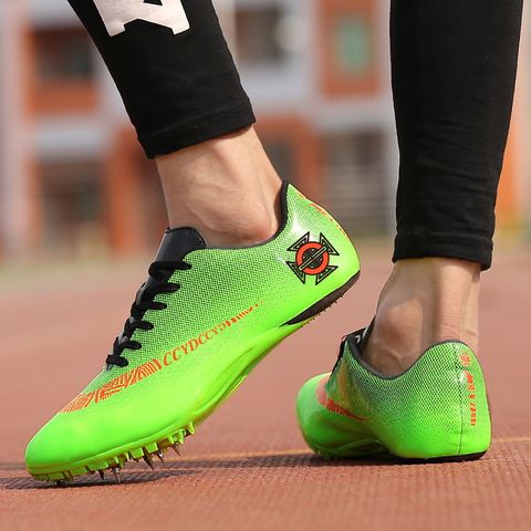 Unisex Track Field Shoes Pu Spikes Sneakers Non Slip Spikes for Running Nails Shoes Track and field comprehensive training shoes 2022 - купить недорого