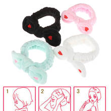 Women Girl Makeup Coral Fleece Headband Wash Face Soft Hair Holder Elastic Top Knot Hairbands Headwear Hair Acc Dropshipping 2024 - buy cheap