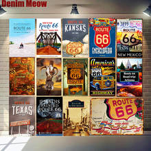 New Mexico Route 66 Vintage Metal Tin Signs The Mother Load Poster Pub Bar Club Decor kansas Wall Art Stickers Home Decor MN113 2024 - buy cheap