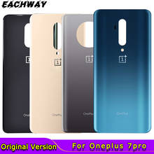 New For OnePlus 7 pro Back Battery Cover Door Rear Glass For Oneplus 7T Pro Battery Cover 1+7 Housing Case with Glue 2024 - buy cheap