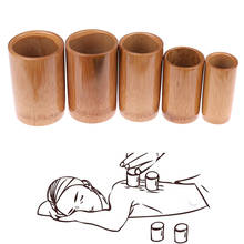 1PCS Natural Bamboo Wood Anti Cellulite Massage Vacuum Acupuncture Cupping Suction Cup 2024 - buy cheap