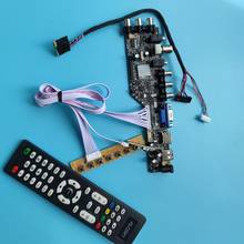 Kit For N140BGE-L43/N140BGE-L23 DVB-T remote 1366X768 WLED TV LVDS USB AV VGA LED HDMI-compatible digital controller board 14" 2024 - buy cheap