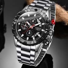 LIGE Watch Men Sports Chronograph Casual Watches 2020 Top Brand Waterproof Quartz Wrist Watches For Men Clock Relogio Masculino 2024 - buy cheap