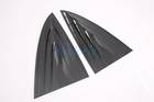 For Tesla Model 3 2017 2018 2019 Carbon Fiber Color Rear Window Garnish Panel Frame Triangle Trim Car Styling Accessories - photo 2026